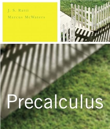 Precalculus plus MyMathLab Student Access Kit (9780321489067) by Ratti, J. S.; McWaters, Marcus S.