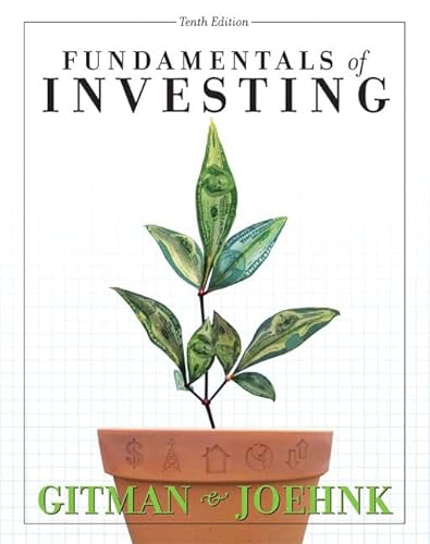 Beispielbild fr Fundamentals of Investing zum Verkauf von BookHolders