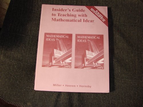 9780321490902: Insider's Guide for Mathematical Ideas 11e and Mathematical Ideas Expanded Edition