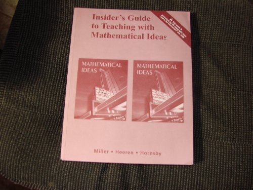 9780321490902: Insider's Guide to Teaching with Mathematical Ideas