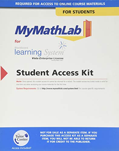 Mymathlab for Webct Access Code Card - Pearson Education, . .