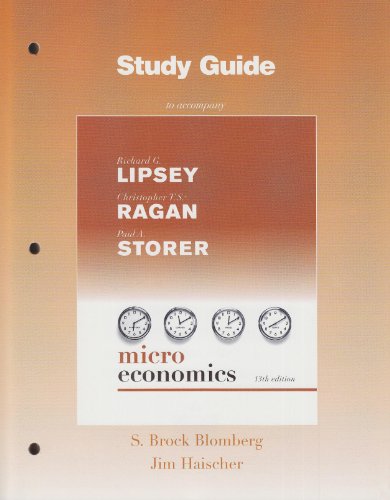 Stock image for Study Guide for Microeconomics for sale by ThriftBooks-Dallas