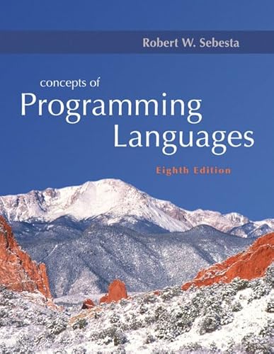 9780321493620: Concepts of Programming Languages: United States Edition