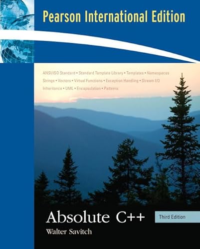 Imagen de archivo de Absolute C++: International Edition a la venta por WorldofBooks