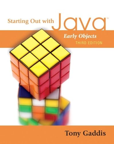 9780321497680: Starting Out with Java: Early Objects
