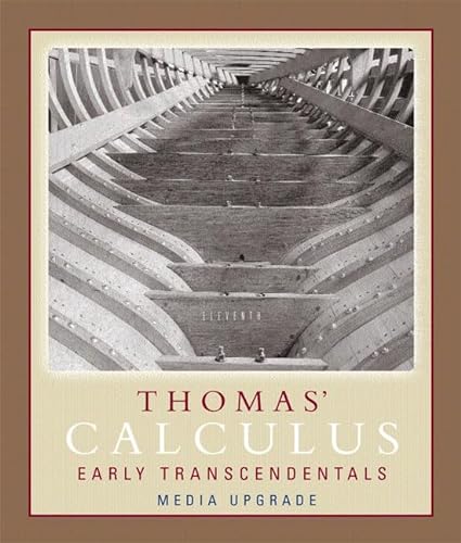 Beispielbild fr Thomas' Calculus, Early Transcendentals, Media Upgrade, Part One (11th Edition) zum Verkauf von SecondSale