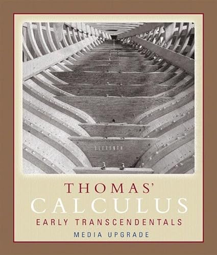 Imagen de archivo de Thomas' Calculus, Early Transcendentals, Media Upgrade, Part One (11th Edition) a la venta por SecondSale