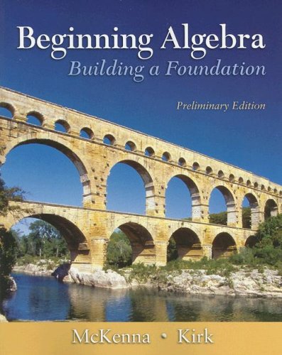 Imagen de archivo de Beginning Algebra - Preliminary Edition a la venta por HPB-Red