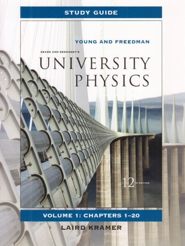 Imagen de archivo de Study Guide for University Physics Vol 1 a la venta por SecondSale