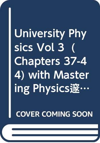 Beispielbild fr University Physics Vol 3 (Chapters 37-44) with Mastering Physics¿ (12th Edition) zum Verkauf von HPB-Red