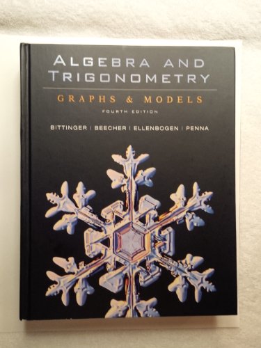Beispielbild fr Algebra and Trigonometry: Graphs & Models (Alternative Etext Formats) zum Verkauf von HPB-Red