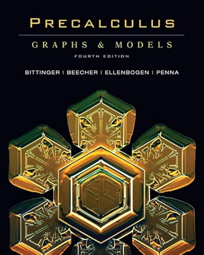 Stock image for Precalculus : Graphs and Models for sale by Better World Books