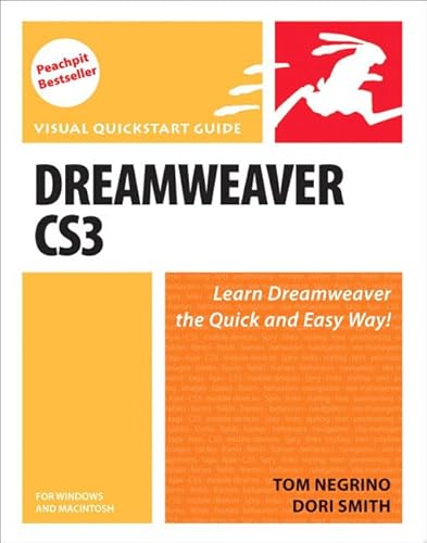 Imagen de archivo de Dreamweaver CS3 for Windows and Macintosh a la venta por Better World Books