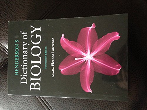 Beispielbild fr Henderson's Dictionary of Biology zum Verkauf von Better World Books