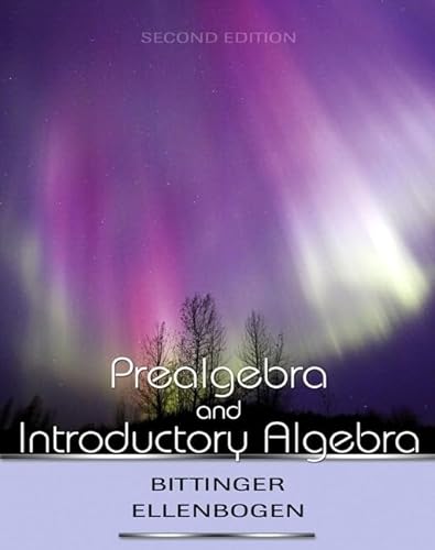 Prealgebra and Introductory Algebra Plus Mymathlab Student Access Kit (9780321505903) by Bittinger, Marvin L.; Ellenbogen, David J.