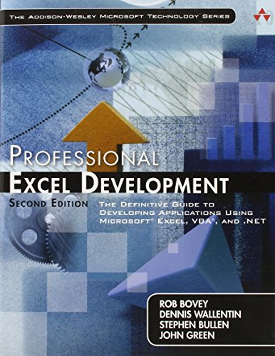 Immagine dell'editore per Professional Excel Development: The Definitive Guide to Developing Applications Using Microsoft Excel and VBA, and .NET venduto da BooksRun