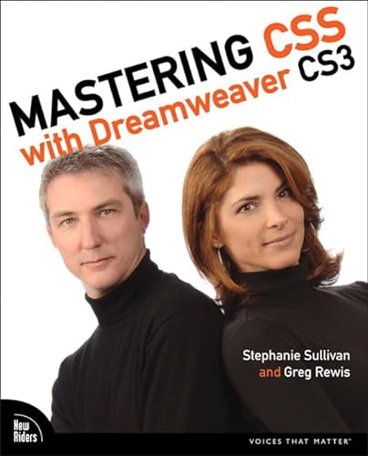 Beispielbild fr Mastering CSS with Dreamweaver CS3 zum Verkauf von Better World Books: West