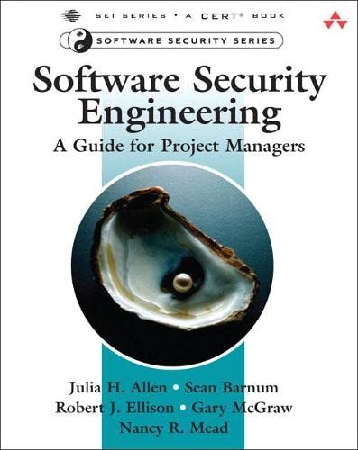 Beispielbild fr Software Security Engineering: A Guide for Project Managers zum Verkauf von BooksRun