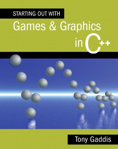 Beispielbild fr Starting Out with Games and Graphics in C++ zum Verkauf von Better World Books: West