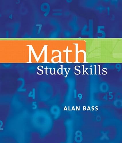 Beispielbild fr Math Study Skills zum Verkauf von Better World Books