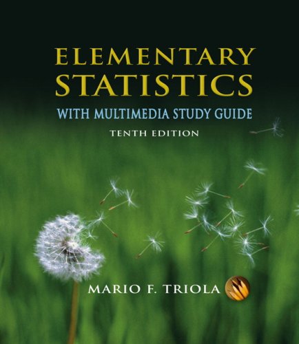 Elementary Statistics With Multimedia Study Guide Value Pack (includes MyMathLab/MyStatLab Student Access Kit & Updated Student's Solutions Manual for the Triola Statistics Series) (9780321513342) by Triola, Mario F.