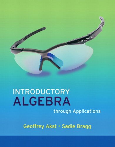 9780321518026: Introductory Algebra Through Applications