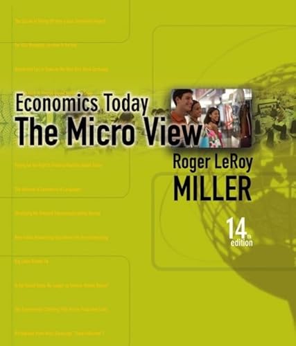 Economics Today: The Micro View plus MyEconLab plus eBook 1-semester Student Access Kit Value Package (includes Study Guide for Economics Today: The Micro View) (9780321518361) by Miller, Roger LeRoy