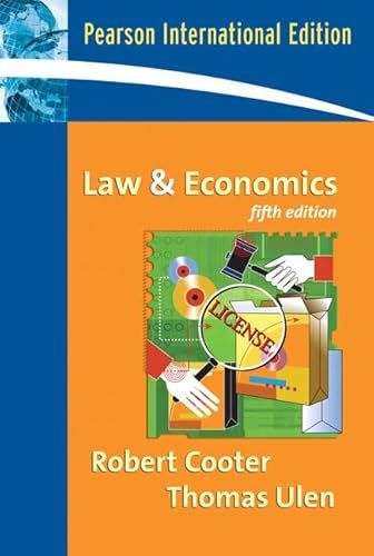 Stock image for Law and Economics for sale by Better World Books Ltd