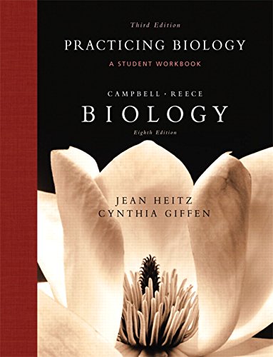 Imagen de archivo de Practicing Biology: A Student Workbook: Biology Eighth Edition by Jean Heitz and Cynthia Giffen a la venta por ThriftBooks-Dallas