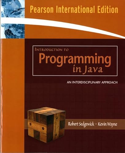 9780321526564: Introduction to Programming in Java: An Interdisciplinary Approach: International Edition