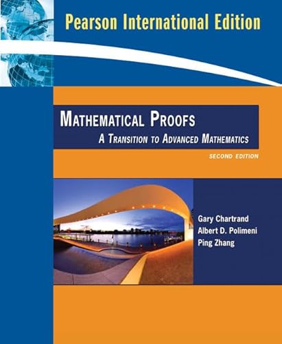 Stock image for Mathematical Proofs: A Transition to Advanced Mathematics for sale by medimops