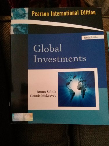 9780321527707: Global Investments