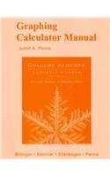 Beispielbild fr Graphing Calculator Manual for College Algebra : Graphs and Models zum Verkauf von Better World Books