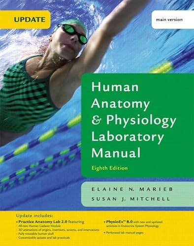 Stock image for Human Anatomy Physiology Laboratory Manual with PhysioEx 8.0, Main Version, Update (8th Edition) for sale by Big Bill's Books
