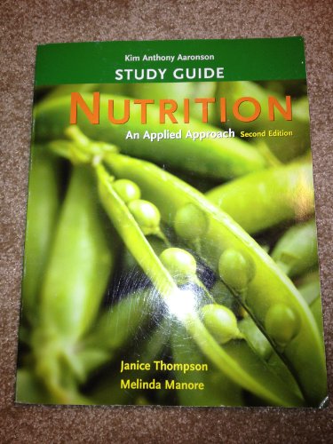 Imagen de archivo de Study Guide for Nutrition: An Applied Approach a la venta por ThriftBooks-Atlanta