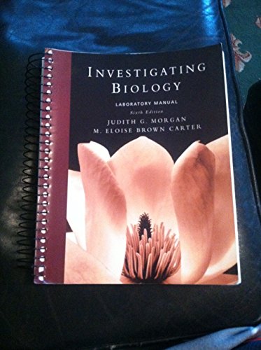 Beispielbild fr Investigating Biology Lab Manual (6th Edition) zum Verkauf von Wonder Book