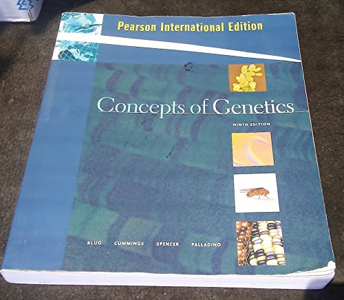 Imagen de archivo de Concepts of Genetics : International Edition a la venta por Better World Books Ltd