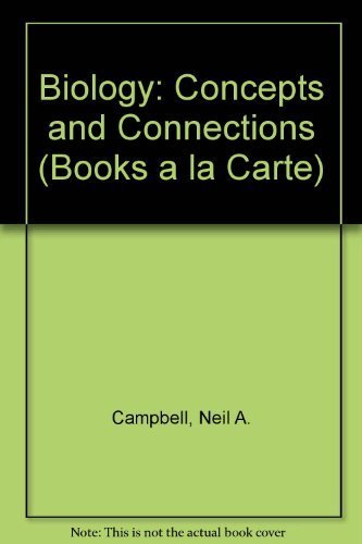 Biology: Concepts and Connections, Books a la Carte Plus Study Card (6th Edition) (9780321547781) by Campbell, Neil A.; Reece, Jane B.; Taylor, Martha R.; Simon, Eric J.; Dickey, Jean
