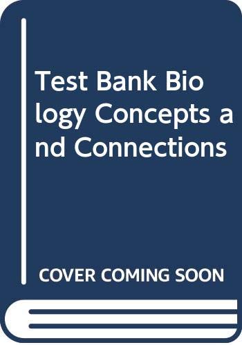 Beispielbild fr Test Bank Biology Concepts and Connections zum Verkauf von Better World Books
