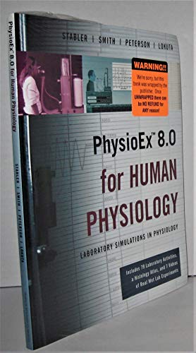 Imagen de archivo de PhysioEx 8. 0 for Human Physiology : Lab Simulations in Physiology a la venta por Better World Books