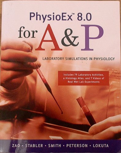 Imagen de archivo de PhysioEx 8.0 for A&P: Laboratory Simulations in Physiology -Text Component a la venta por BookHolders