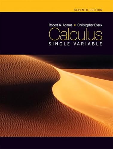 9780321549273: Calculus: Single Variable, Seventh Edition (7th Edition)