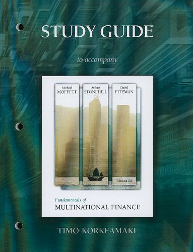 Stock image for Study Guide for Fundamentals of Multinational Finance for sale by HPB-Red