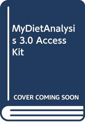 Imagen de archivo de MyDietAnalysis 3.0 Access Kit a la venta por a2zbooks