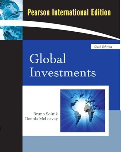 9780321552129: GLOBAL INVESMENTS : INTERNATIONAL EDITION EDITION 6 (LIVRE ANGLAIS)