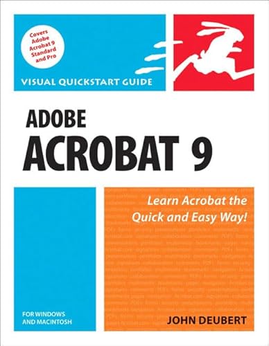 Imagen de archivo de Adobe Acrobat 9 for Windows and Macintosh a la venta por Better World Books