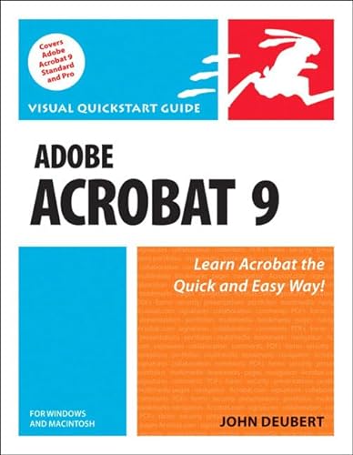 Stock image for Adobe Acrobat 9 for Windows and Macintosh for sale by Better World Books