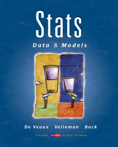 Stats: Data and Models Value Pack (includes Statistics Study for the DeVeaux/Velleman/Bock Series & Student's Solutions Manual for Stats: Data & Models) (9780321554642) by De Veaux, Richard D.; Velleman, Paul F.; Bock, David E.