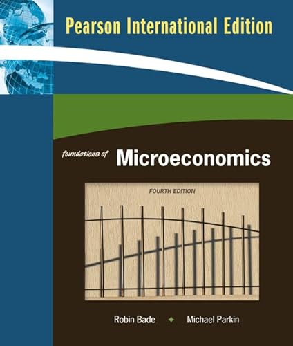 Stock image for Foundations of Microeconomics: International Edition for sale by Cambridge Rare Books