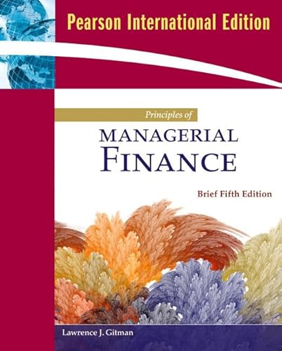 9780321556189: Principles of Managerial Finance: Brief